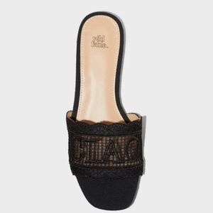NIB Black Sandals